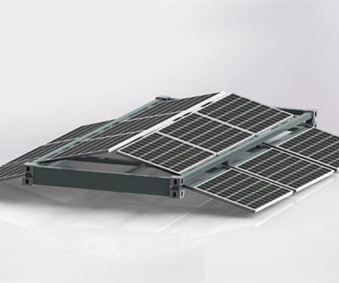 Toit solaire de container